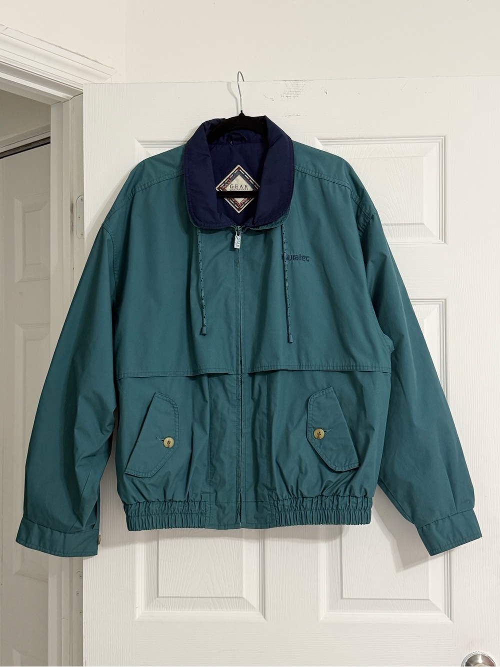 Vintage 90s GEAR FOR SPORTS Windbreaker Jacket XL 💙💜